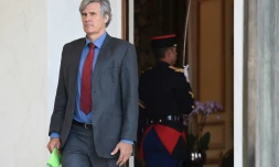 Le porte-parole du gouvernement Stéphane Le Foll à L'Elysée, le 31 aout 2016