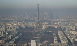 La pollution de l'air au dessus de Paris, le 5 décembre 2016