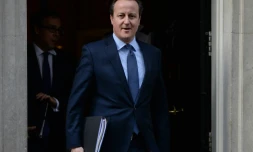 David Cameron quitte Downing Street, le 22 février 2016