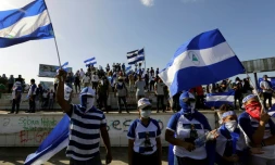 Des manifestations à Managua contre le président nicaraguayen Daniel Ortega, le 11 août 2018