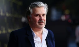 Vincent Labrune, réélu à la présidence de la Ligue de Football (LFP), lors de la cérémonie de remise du Ballon d'Or 2022 au Théâtre du Chatelet à Paris le 17 octobre 2022