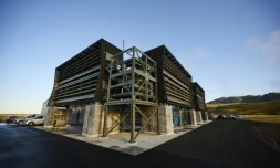 L'usine Climeworks à Hellisheidi près de Reykjavik le 11 octobre 2021