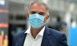 Carsten Spohr, le PDG de Lufthansa, à l'aéroport de Munich le 3 juin 2020