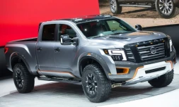 La Nissan Titan Warrior dévoilée au salon auto de Detroit, le 12 janvier 2016