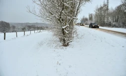La neige perturbe fortement la circulation en Isère