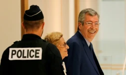 Isabelle et Patrick Balkany à leur arrivée au tribunal, le 13 septembre 2019 à Paris