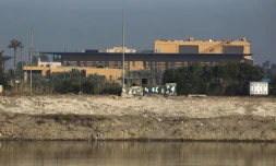 Vue de l'ambassade américaine à Bagdad en janvier 2020