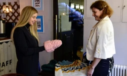 Elena Tretiakova, 56 ans, qui a rejoint le projet Granny?s sur Instagram, le 21 décembre à Saint-Pétersbourg (Russie)