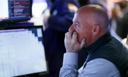Un opérateur à la Bourse de New York, le 3 avril 2025.