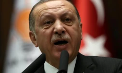 Le président turc Recep Tayyip Erdogan le 9 janvier 2018 à Ankara