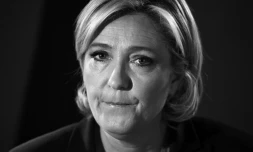 Marine Le Pen à Paris le 21 avril 2017