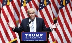 Le candidat républicain à la Maison Blanche, Donald Trump, le 16 juillet 2016 à New York