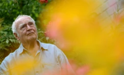 L'Ă©crivain allemand Martin Walser Ă Ăberlingen, dans le sud-ouest de l'Allemagne, le 14 aoĂ»t 2013