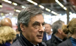 François Fillon en visite au SIMA (Mondial des Fournisseurs de l'Agriculture et de l'Elevage) le 28 février 2017 au Parc des Expositions à Villepinte