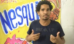 L'artiste dissident Luis Manuel Otero Alcantara, Ă La Havane le 4 avril 2021