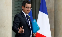 Gérald Darmanin, le 4 octobre 2017 à l'Elysée, à Paris