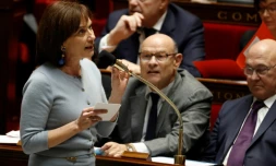 La ministre des Familles, de l'Enfance et des Droits des femmes, Laurence Rossignol, le 21 décembre 2016 à l'Assemblée nationale à Paris