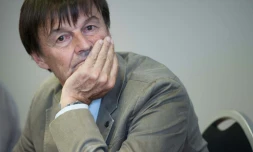 Le ministre de l'Ecologie Nicolas Hulot à Angers, le 7 juin 2017