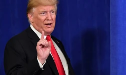 Le président américain Donald Trump, le 24 septembre 2018 à New York, à la veille de prendre la parole au siège de l'ONU