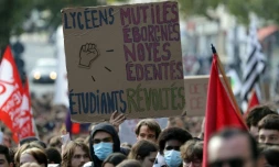 Manifestation lycéenne à Rennes, le 6 octobre 2026