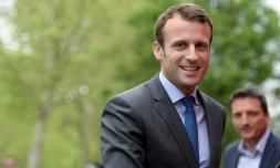 Emmanuel Macron Ă  Bordeaux le 9 mai 2016