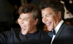 Grichka et Igor Bogdanoff le 24 mai 2013 au Festival de cinéma de Cannes