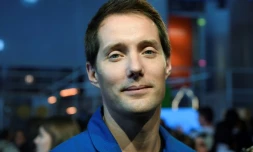 L'astronaute Thomas Pesquet, lors de la Fête de la Science, le 7 octobre 2016 à Paris 