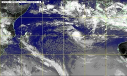 Image satellite de la tempête tropicale modérée Abele