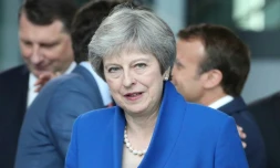 La Première ministre britannique Theresa May, le 11 juillet 2018 à Bruxelles