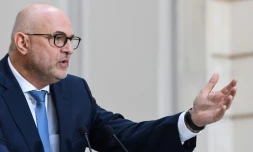 Le secrétaire d'Etat aux retraites Laurent Pietraszewski, à l'Elysée le 24 janvier 2019