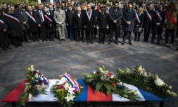 Cérémonie de commémoration en hommage aux victimes de Mohamed Merah, le 19 mars 2022 à Toulouse