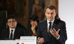 Emmanuel Macron, le 25 novembre 2017 à Paris