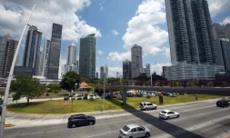 Le quartier d'affaire de Panama city, le 4 avril 2016