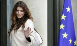La secrétaire d'Etat chargée de l'Egalité entre les femmes et les hommes, Marlène Schiappa le 18 mai 2017 à l'Elysée