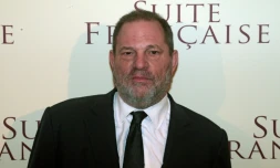 Le producteur américain Harvey Weinstein accusé d'harcèlement sexuel, agressions ou viol par une trentaine de femmes, le 10 mars 2015 à Paris