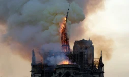 Effondrement de la flèche de Notre-Dame le 15 avril 2019