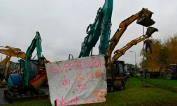 Blocage du dépôt de Vern-sur-Seiche, le 1er décembre 2019