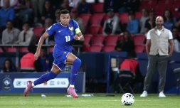 Le capitaine des Bleus Kylian Mbappe lors du match de qualifications au Mondial-2026 contre l'Islande, le 9 septembre 2025 au Parc des Princes