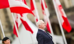 Le gouverneur général canadien David Johnston à Ottawa le 4 décembre 2015