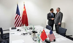 Wang Yi et Rex Tillerson le 17 février 2017 à Bonn