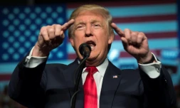 Le président élu des Etats-Unis Donald Trump, le 15 décembre 2016 à Hershey en Pennsylvanie