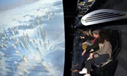 Inauguration de l'"extraordinairee voyage" au parc Futuroscope, à  Chasseneuil-du-Poitou, en France, le 10 décembre 2016