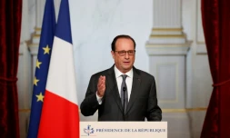 Le président français François Hollande, le 9 novembre 2016 à Paris