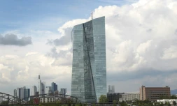 Vue du siège de la Banque centrale européenne à Francfort, le 3 septembre 2015
