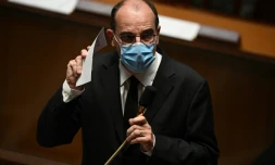 Le Premier ministre Jean Castex à l'Assemblée nationale à Paris le 20 octobre 2020