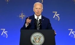 Le président américain Joe Biden, le 9 juillet 2024 à Washington