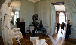 Des sculptures d'Auguste Rodin (1840 - 1917) à l'Hôtel Biron à Paris, le 6 novembre 2015