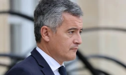 Le ministre de la Justice, Gérald Darmanin, à la sortie de l'Elysée, le 10 juin 2026 à Paris