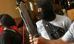 Des partisans du président nicaraguayen Daniel Ortega le 9 juillet 2018 à Diriamba.