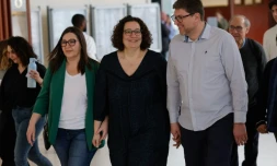 Les parents d'Evaëlle (c et d) arrive au tribunal judiciaire de Pontoise le 10 mars 2025